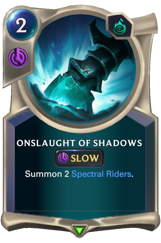 LoR Onslaught of Shadows Cards - Runeterra AR