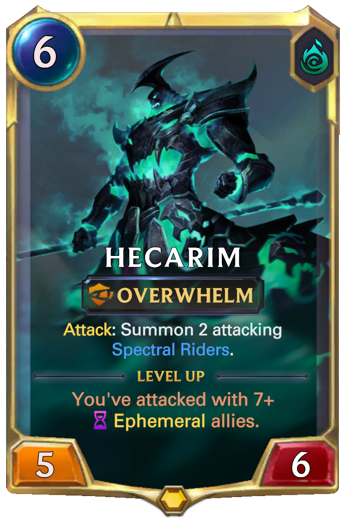 LoR Hecarim Cards - Runeterra AR