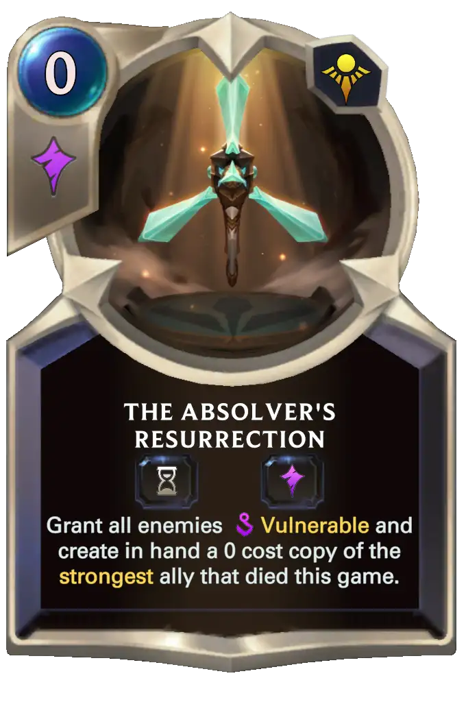 LoR The Absolver's Resurrection Cards - Runeterra AR