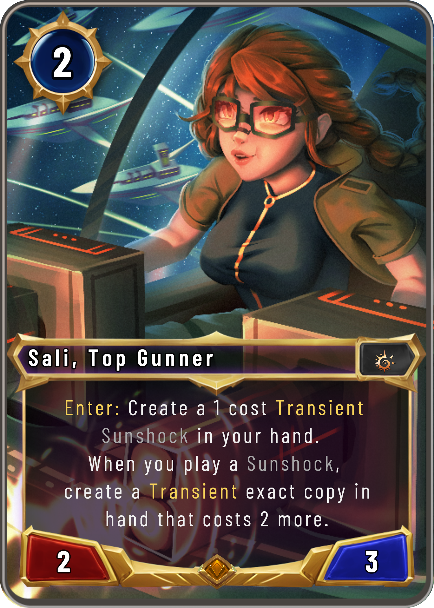 Sali, Top Gunner