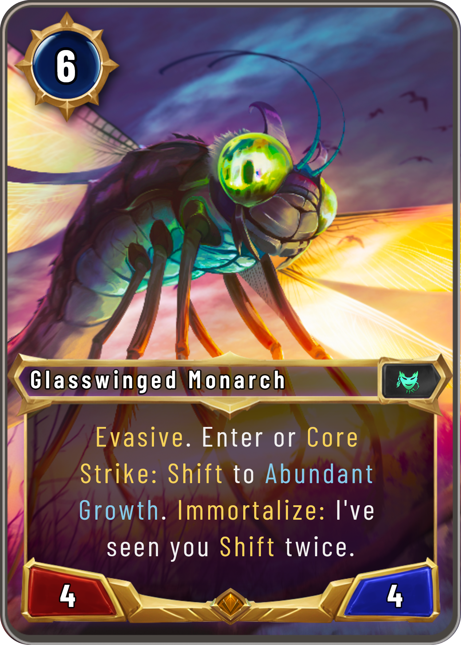 Glasswinged Monarch