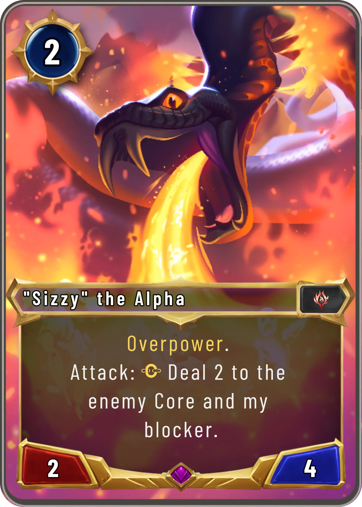 "Sizzy" the Alpha