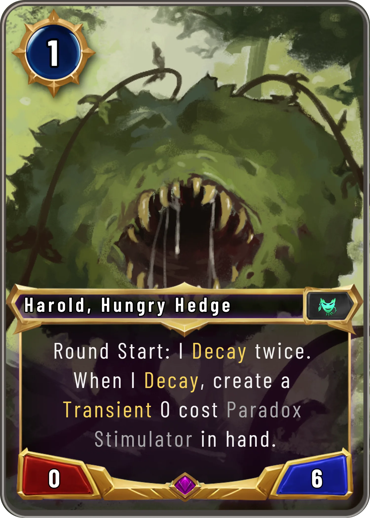 Harold, Hungry Hedge
