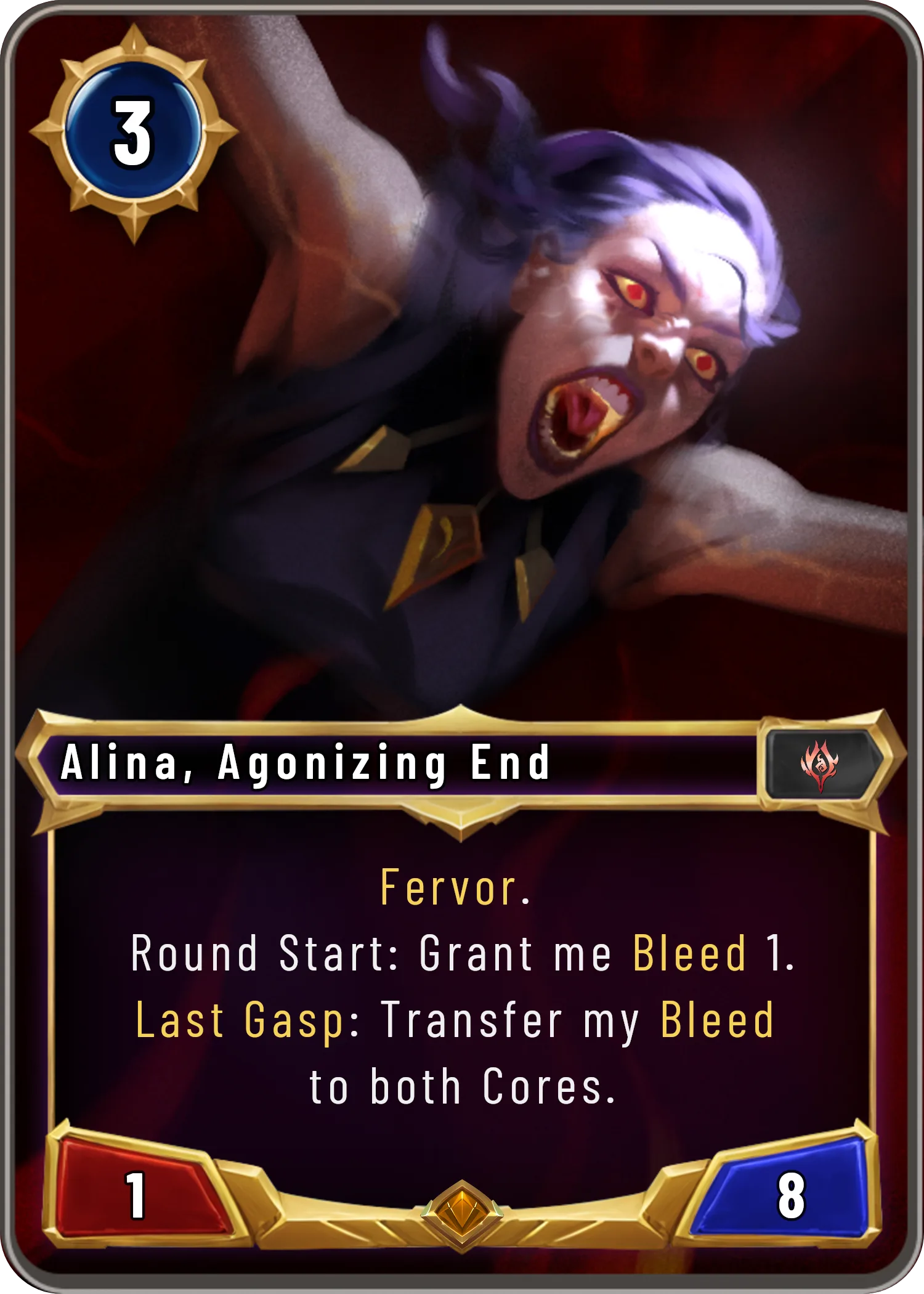 Alina, Agonizing End
