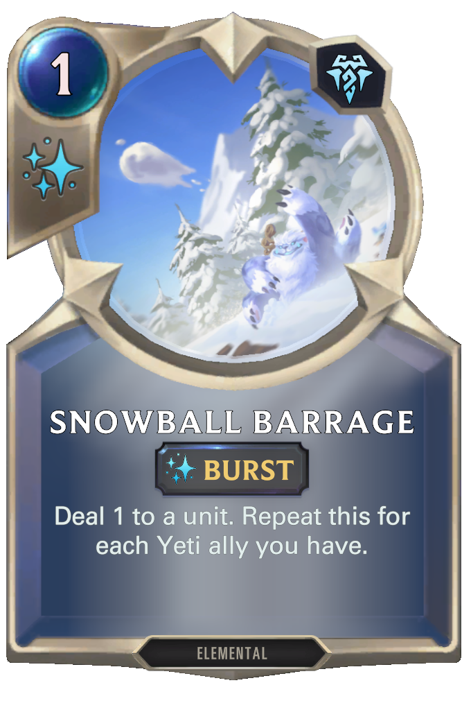 Snowball Barrage