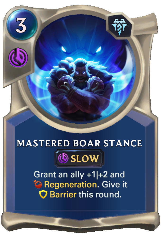 Mastered Boar Stance 