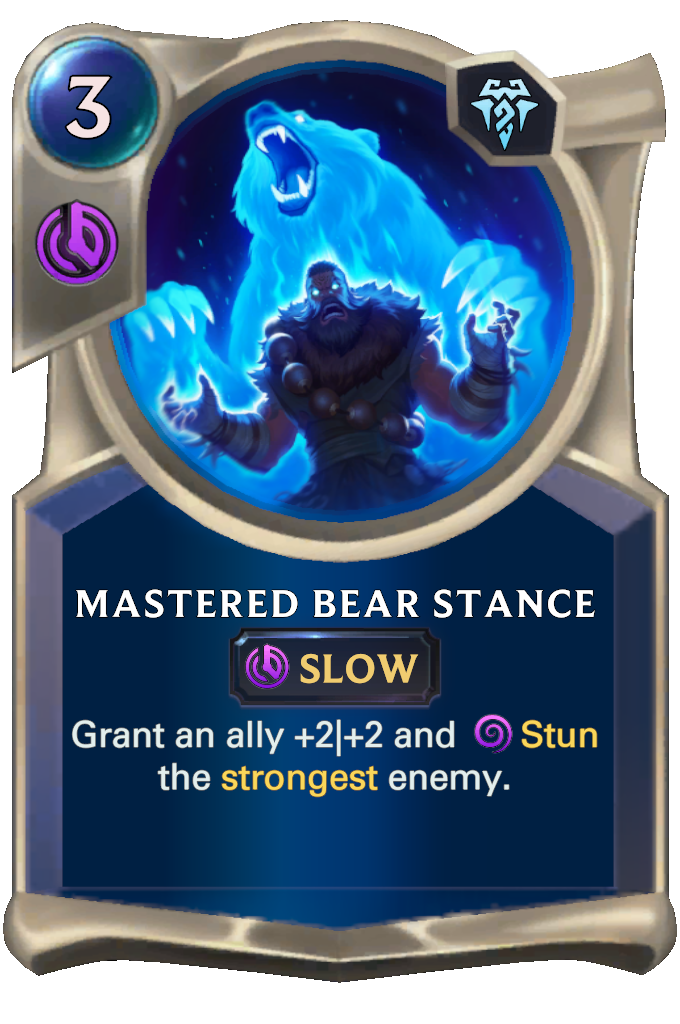Mastered Bear Stance